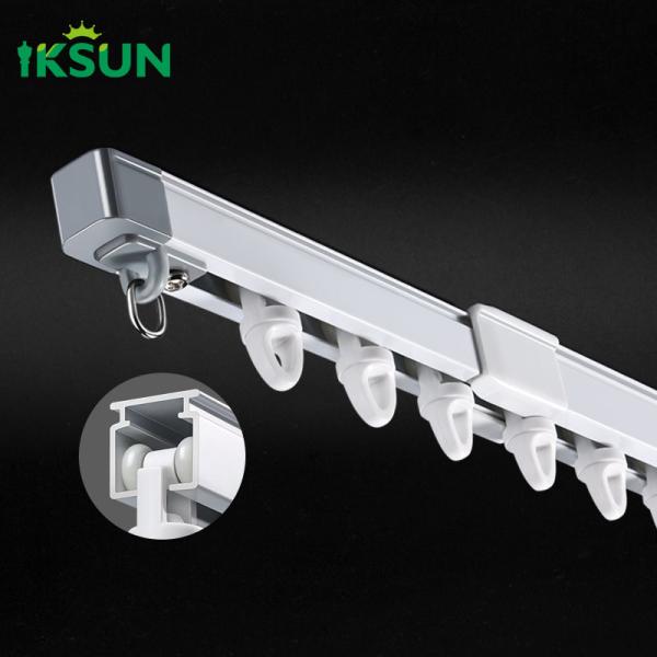 28''-55'' No Measuring Extendable Hanging Track Expansion Adjustable Curtain