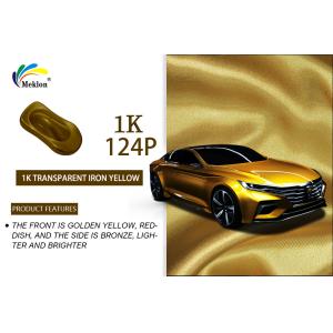 Auto Coating 1K Transparent Iron Yellow Acrylic Refinish Glitter Car Paint