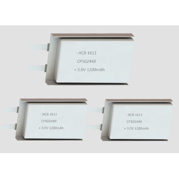 CP502440 1200mAh Li MnO2 Lithium Pouch Cell ESL asset tracking car tracking