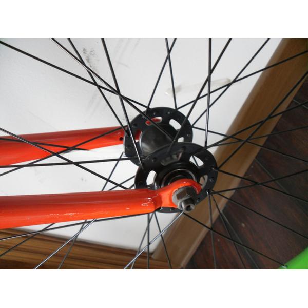 Thickslick Tire 700C 45MM Aluminum Rim Single Speed Fixie Gear Bicycle with Steel Fork