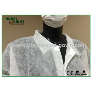 Light Weight Custom Weight And Size Disposable Lab Coats For Factory/Workshop