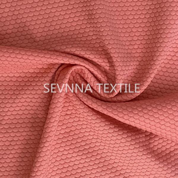 Buy Embossed Print Yoga Wear Moisture Wicking Fabric Cylinder Pattern at wholesale prices