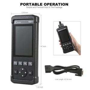 New Launch CR7001F Code Reader Auto Diagnostic tool With ABS Bleeding,Battery