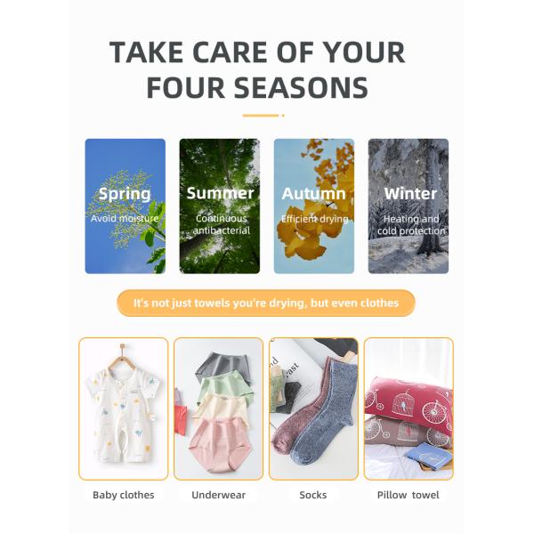 Carbon Steel Bathroom Electric Heated Towel Rail with Towel Heaters and Heating Element