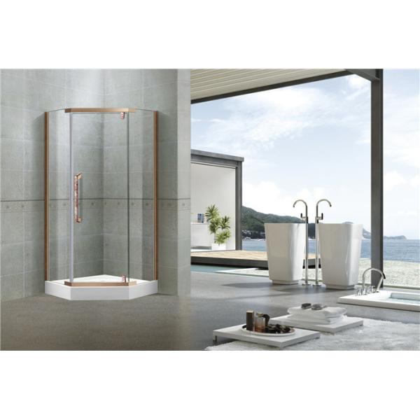 Buy Stainless Steel Pivot Shower Doors  Tempered Glass Nano Self - Cleaning Swing for Home at wholesale prices