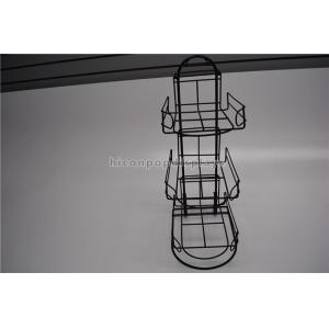 3 Tier Detachable Table Top Metal Display Racks For Sports Products Hat Cap