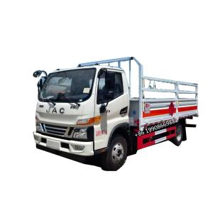 High-Quality JAC 4x2 6-Ton Capacity Gas Cylinder Transport Truck Hazardous