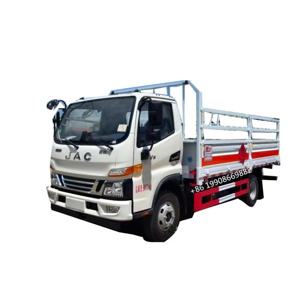 High-Quality JAC 4x2 6-Ton Capacity Gas Cylinder Transport Truck Hazardous