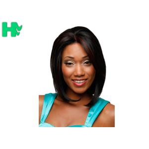 Heat Resistant Casual Short Synthetic Wigs Cap Size Adjustable 120g - 150g