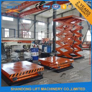 Customized Hot Galvanizing Stationary Hydraulic Scissor Lift , Fixed Hydraulic