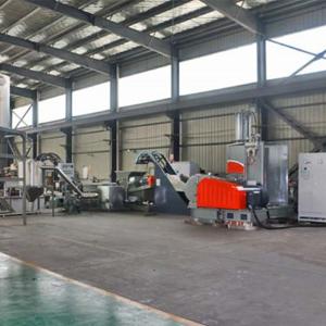 PVC Waste Plastic Granulator Plastic Recycling Line 185KW 110L