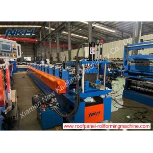 Quality YX85-136 Water Gutter Roll Forming Machine With Cr12 Cutting Blade Material for sale