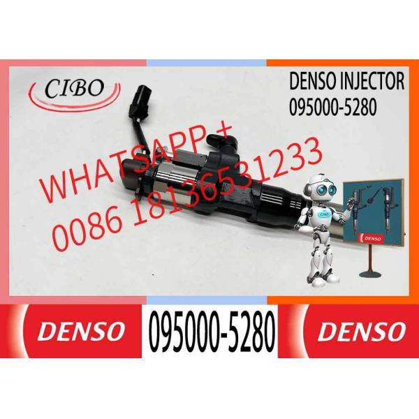 Remanufactured Engine Diesel Fuel Injector 095000-5280 for HINO Truck J08E 23910-1360 23670-E0291 23670-E0290