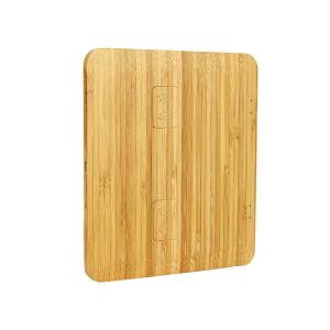 Wooden wireless charger for all QI enabled device power bank