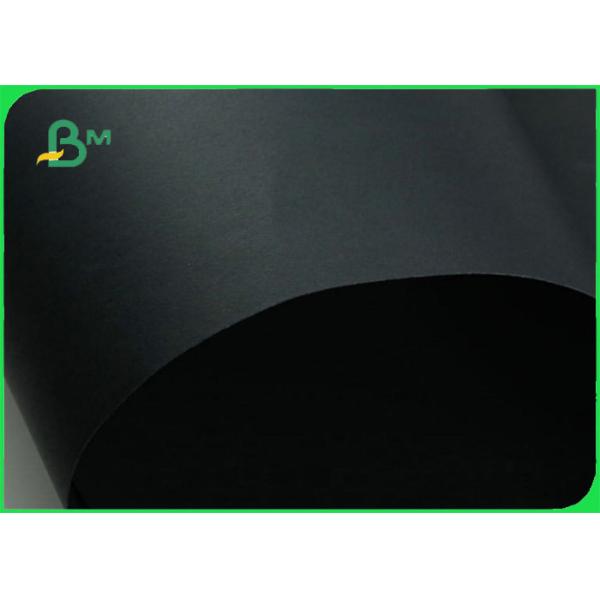 110gsm - 450gsm Black Kraft Paper For Clothes Tags Strong Folding Resistance