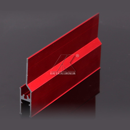 Buy Red Anodized Wardrobe Aluminium Profile RoHS Leakproof Antioxidant Sturdy at wholesale prices