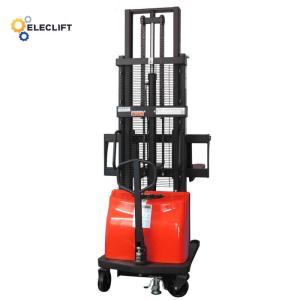 Quality 400kg Semi Electric Stacker With 540mm Overall Width 110V/220V for sale