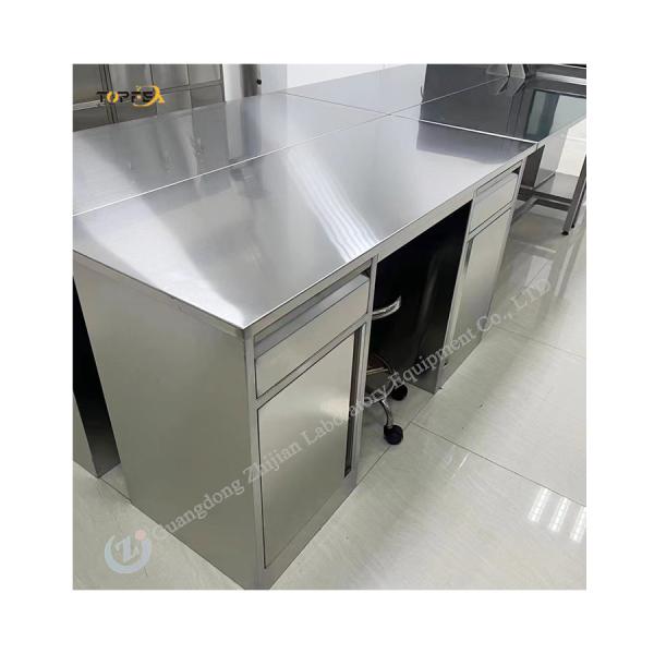 Buy Stainless Steel Lab Furniture Workbench With Integrated Power Outlets at wholesale prices