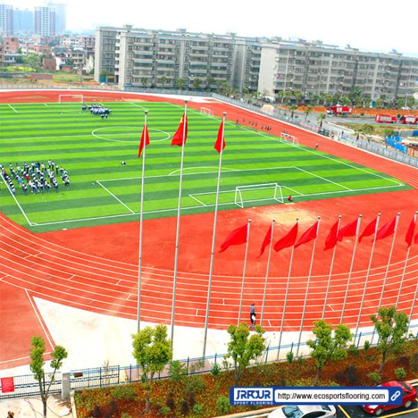 13mm Synthetic Sports Surfaces BWF FIBA Synthetic Jogging Track