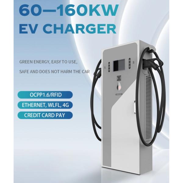 DC EV Charger 60kW 120kW 160kW with OCPP 1.6J Ccs1 Ccs2 Chademo Gbt Ev DC Fast