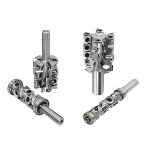 Quality Spindle Moulder Cutter Customization Spiral Flush Trim Router Bits Carbide Insert With Removable Carbide Inserts for sale