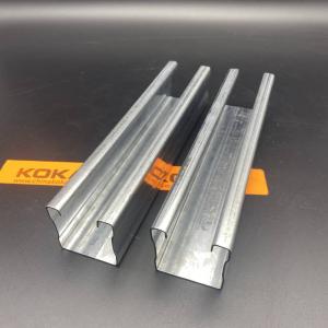 Pregalvanized 41x62 Slotted Solid Strengthen Unistrut C Channel
