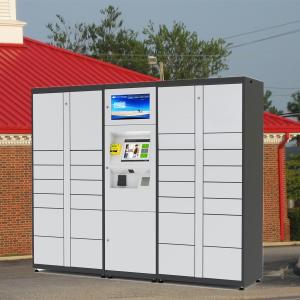 Apartment Parcel Delivery Lockers , Intelligent Locker Solutions With SMS Module