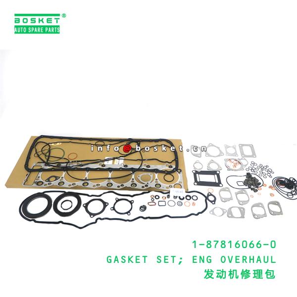 Buy 1-87816066-0 Engine Overhaul Gasket Set suitable for ISUZU FRR 6HK1-T 1878160660 at wholesale prices