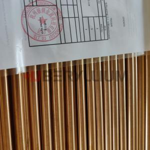 China ASTM C17300 Bright BeCu Beryllium Copper Bar For Electrical Switch on sale