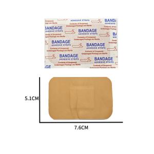 PE Band-Aid 76*51mm Large Package, Waterproof, Suitable for Arms, Knees, First