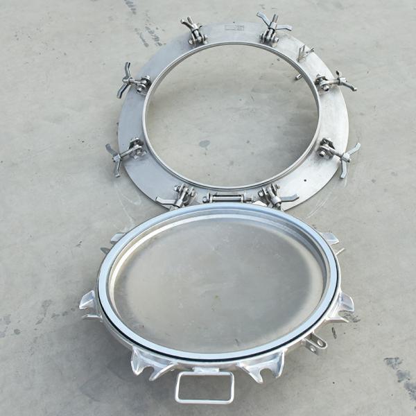 Special Vehicle Parts DN500 Stainless Steel 304 Tank Container Manhole Cover