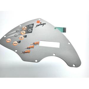 China Four Color Mate Surface Digital Printing Uses Membrane Switch With LED Illuminated on sale