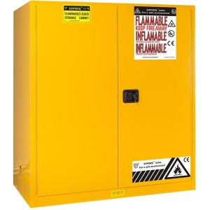 100 Lbs Chemical Steel Storage Cabinet With Recessed Handle For Safety