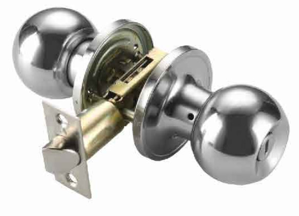 Buy Adjustable Knob Door Lock for 1-3/8 Inch to 1-3/4 Inch 35mm to 45mm Door Thickness 2-3/8" 60mm or 2-3/4" 70mm PS Passage Function at wholesale prices