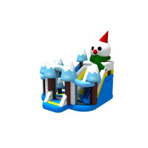Inflatable Combos Christmas Inflatable Jump House Snowman Castle Bouncer Toys
