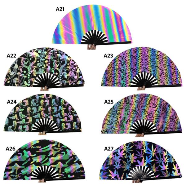 Cheap Promotional Traditional Hand Paper Folding Fan Bamboo Fan Customized