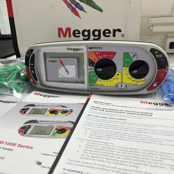 Large Bright LCD Display MFT1700 Series Multifunction Megger Tester MFT1711,