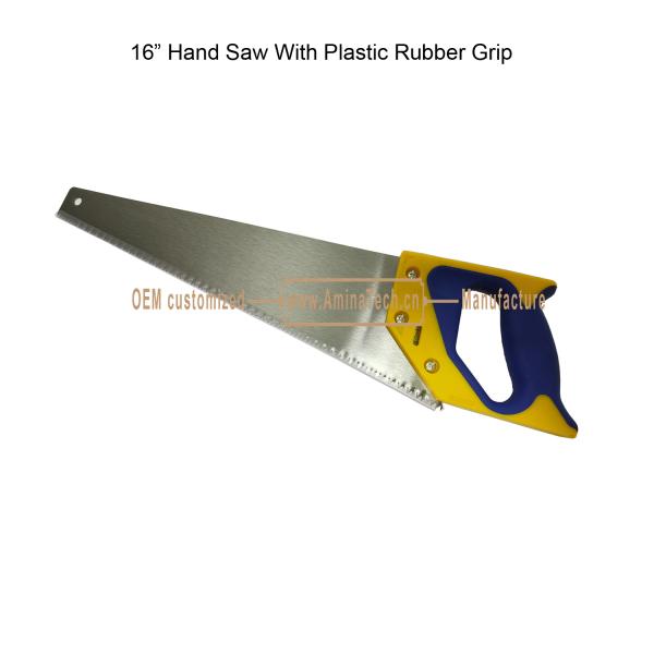 16” Hand Saw With Plastic Rubber Grip,Hand Tools