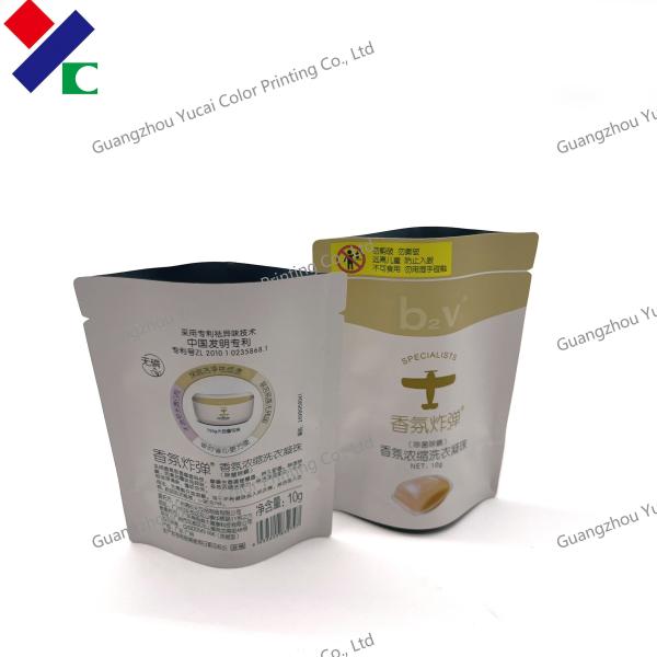 Buy Aluminum Plastic Laminated Stand Up Zipper Pouch Matte Finish at wholesale prices