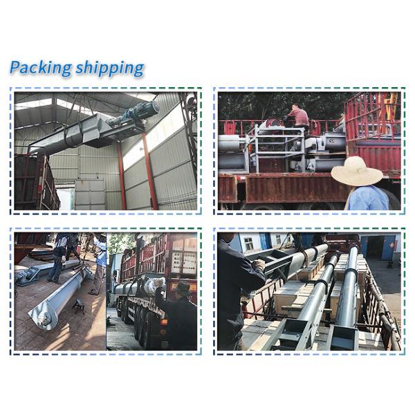 Wood Chips Dia 315mm U Trough Screw Conveyor