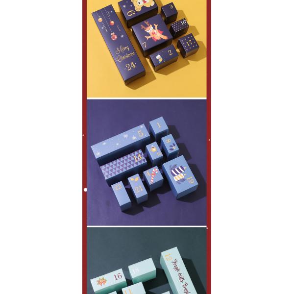 Cardboard Paper Box Christmas Recycled Calendar Gift Boxes