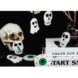 36 Pieces Skull Eye Hanging Felt Halloween Ornaments 2mm