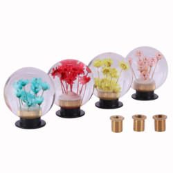 Wholesale customization resin dandelion acrylic master ball car gear flower
