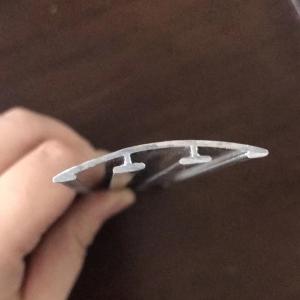 Textured Surface Aluminium Profile for Polycarbonate Sheet ISO9001