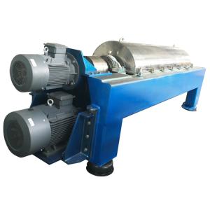 Horizontal Industrial Decanter Centrifuge Machine SS304 Palm Oil Sludge