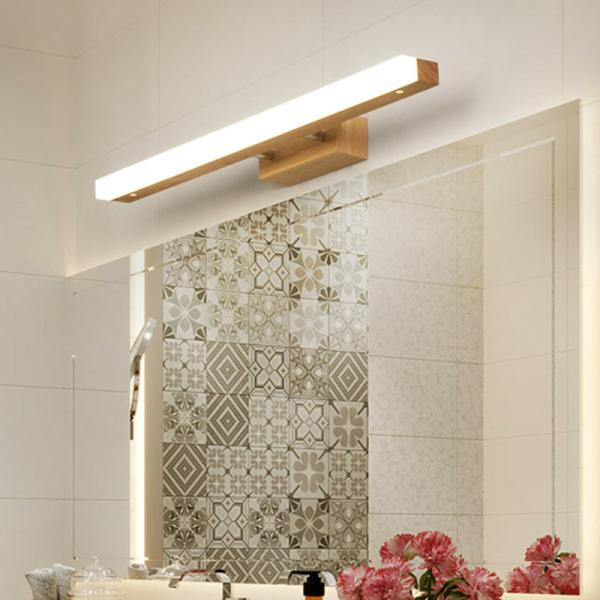 Wooden Led Mirror Light 9W 14W AC90-260V LED wood Wall Lamps(WH-MR-66)