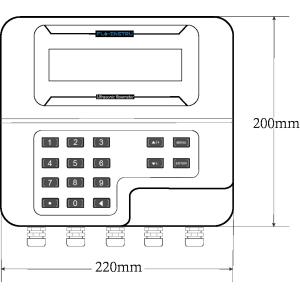 Non-Contact Clamp-On Ultrasonic Flow Meter With Various Output