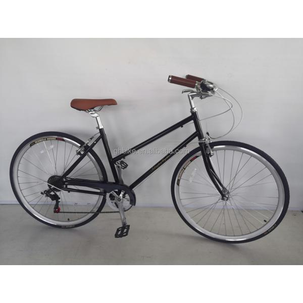 Ride in Style Men's Vintage Single Speed Bicycle with Steel Fork and Kenda 700C Tires
