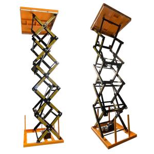 500Kg Stationary Scissor Lift Table Max Height 4.8m
