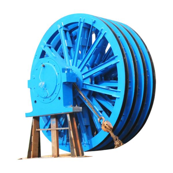 Buy Mine Hoist 6000mm Dia Wire Rope Sheave Wheel at wholesale prices